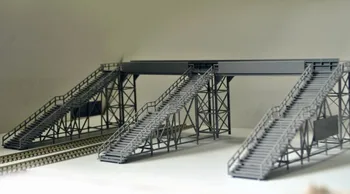 1/87 Модель поезда в масштабе ho, сделай сам, архитектурный пешеходный мост, материал для песочного стола, комплект моделей, бесплатная доставка
