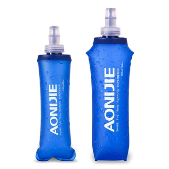 AONIJIE 250/500 мл Складная Бутылка Для Мягкой Воды Без BPA И ПВХ, Чайник, Походная Фляжка, Спортивная Велосипедная Бутылка Для Гидратации Проточной Воды
