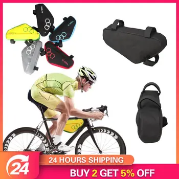Велосипедные сумки, верхняя труба, передняя рама, Водонепроницаемая Дорожная треугольная корзина MTB, Грязеотталкивающие сумки для велосипедных аксессуаров.