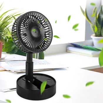 Выдвижной и складной портативный мини-вентилятор, заряжающийся от USB, интеллектуальный персональный охлаждающий инструмент для охлаждения летом дома и в офисе