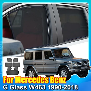 Для Mercedes Benz G Glass W463 1990-2018 Солнцезащитный Козырек На Окно Автомобиля Переднее Лобовое Стекло Занавеска На Заднее Боковое Окно Солнцезащитный Козырек