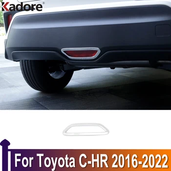 Наклейка для украшения капота стоп-сигнала Toyota C-HR CHR 2016-2020 2021 2022 Хромированные задние тормозные стоп-сигналы Крышка абажура