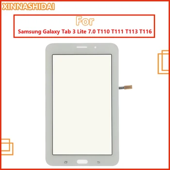 Новинка для Samsung Galaxy Tab 3 Lite 7.0 SM-T110 T110 Сенсорный Экран T111 T113 T116 Дигитайзер Передняя Стеклянная панель Сенсор Замена Деталей