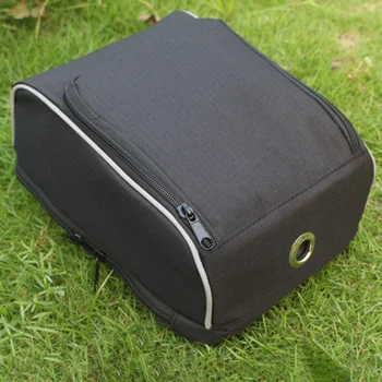 Сумка для велосипедного руля, корзина, сумка для хранения аккумулятора, сумка для головы электрического велосипеда, ткань Оксфорд, S/M со светоотражающими полосками
